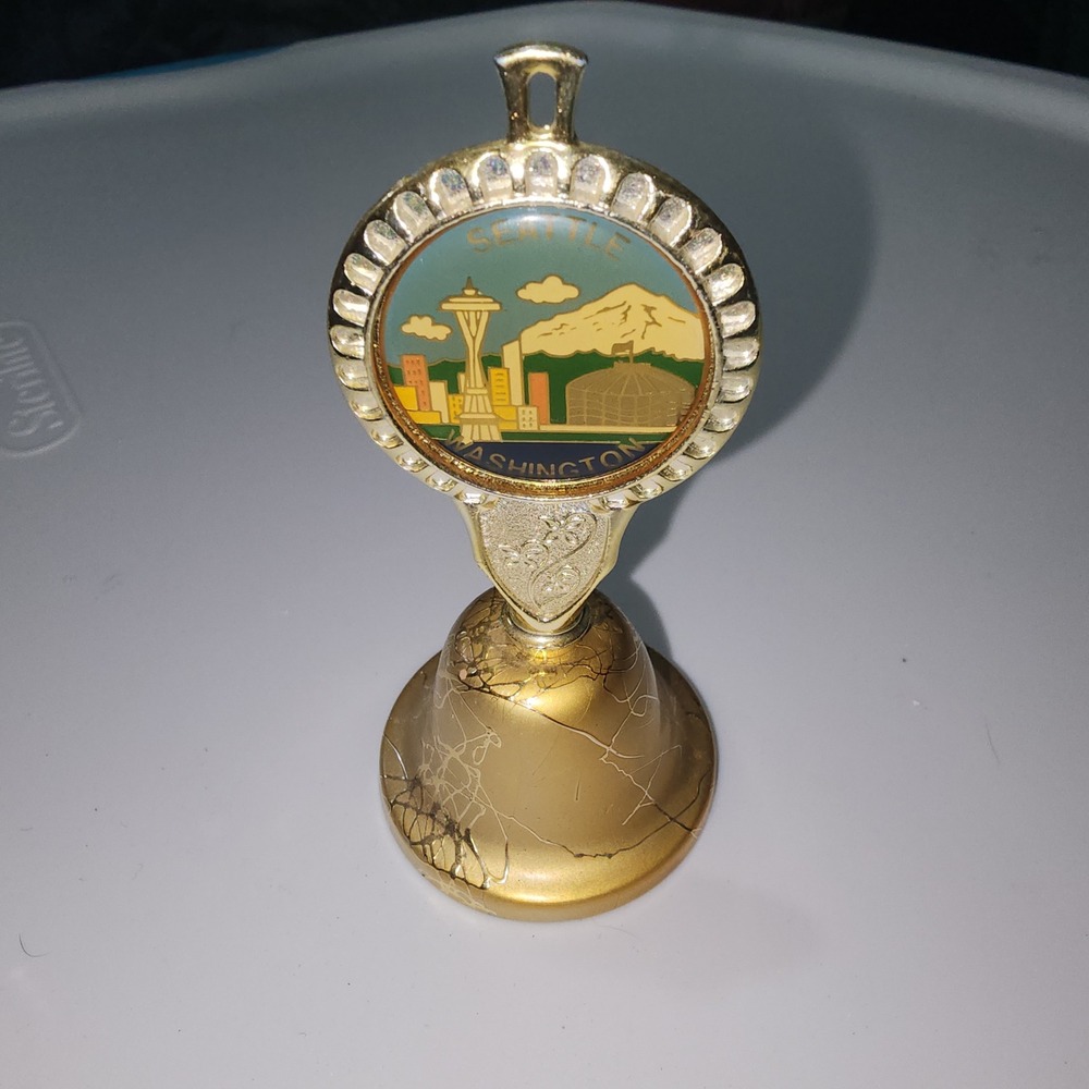 Vintage Seattle Washington Souvenir Bell Minami‎ Japan Space Needle Collectible - Picture 4 of 9